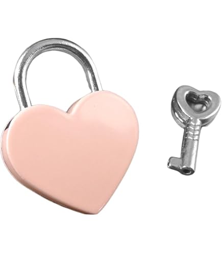 Lot De 2 Cadenas Dorés Avec Clés - Cadeau Romantique Saint-Valentin, Mariage, Anniversaire - 3