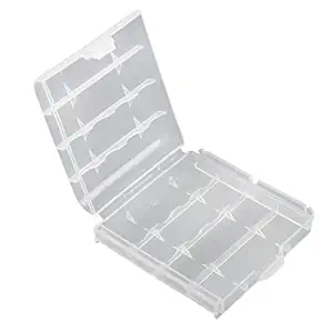 Imported 10pcs Clear Case Cover Holder AA / AAA Battery Storage Box-51000653MG
