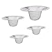 Produktbild Set of 4 Metal Mesh Sink Strainers, Assorted Sizes, Fits Most Kitchen Sink Drains, Small, Medium, and Large Size by Tect.Inc.Crystaline