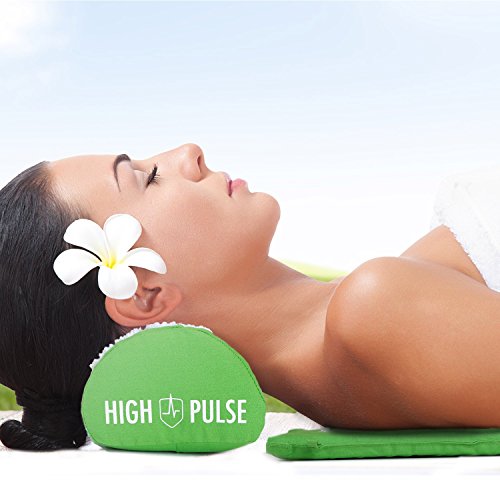High Pulse Akupressur-Set mit Infoposter – Akupressurmatte & Akupressurkissen für eine einfache und wirksame Behandlung von Schmerzen und Verspannungen am ganzen Körper. (Blau) - 3