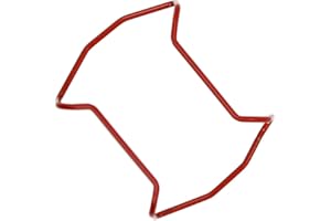 GENERICBRANDS Voikoli - Protector de reloj de alambre de acero inoxidable compatible con G-Shock DW-5600, parachoques protector de reloj para series DW/GW-5600/5000/5030/5035, fácil instalación, antiarañazos (rojo)