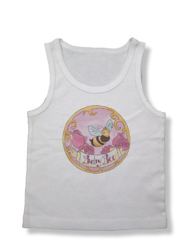 Light of Mine Designs Baby Bee Rib Cotton Infant Tank Top, 6-12 Months Size: 6-12 Months Infant, Baby, Child