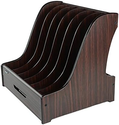 Magazine racks Magazine Shelves Woody Fashion Desktop Drawer Style Folder Book Stand File Finishing Box 6 Floors