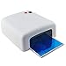 Carejoy Professional UV Lamp Nail Dryer Light 36W Gel Shellac Acrylic Varnish Polish Art Manicure Pedicure Curing Timer + 4 x 9W Bulbs - Ideal for Shellac