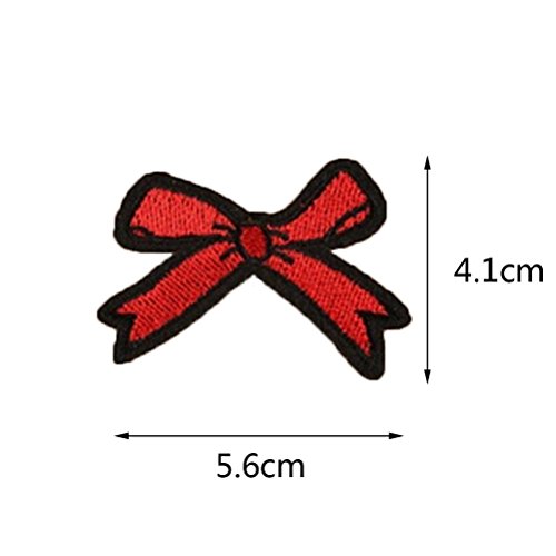 sevenmye 9/viel Tuch Patches Garment Aufnäher DIY Dekoration Zubehör Eisen auf bestickt Patch Set-Rainbow Lippenstift Kamera Hände Form - 6