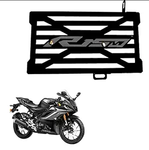 VKTC Yamaha R15M Radiotor Grill Guard (Black and Silver)