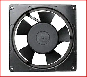 Maa-Ku 220V Aluminium Die Cast & Plastic Kitchen Exhaust Fan (17x17x5 CM)(Black)