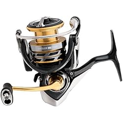 Daiwa EXLT1000D Exceler Lt - Carrete giratorio, 1000, 5,2: 1 ratio de engranajes, 25,50", velocidad de recuperación, 8 lb Max Drag. Ambidiestro.
