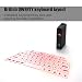 Produktbild Projektionstastatur,Drahtlose tragbare Mini Bluetooth USB Laser Projektor virtuelle Tastatur mit Maus Funktion und USB-Schnittstelle,für Smartphone Tablet PC Laptop, Braun