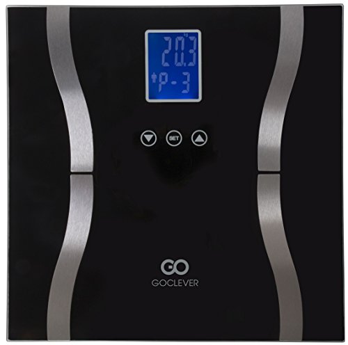 Goclever HASCALE ANALYTICAL SCALE – Multifunktions-Badezimmerwaage mit Messung von fünf Körperparametern - 3