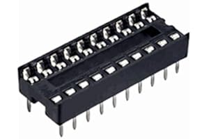 DAZZLETECH 10 x 20 Pin DIL Socket DIP IC solder holder socket adapter for Integrated circuits 2.54mm Pitch