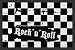 Produktbild Fussmatte Rock 'n' Roll Checkered Fußabtreter Türmatte Fußmatte Schmutzmatte Schmutzfangmatte