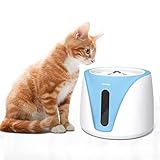 😸 Filtro de agua de triple acción: La fuente con filtrado múltiple. Mantenga las bebidas de su mascota más saludables. El único filtro combinado por 4 bloques. Algodón blanco, malla, resina de intercambio iónico y carbón activado. Filtrará la mentales pesadas, el cabello, los alimentos, los residuos y el cloro de manera efectiva. Eliminando el mal gusto y el olfato.