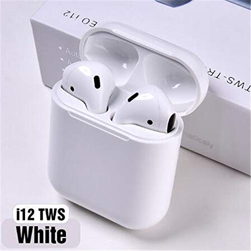 yangymx TWS audífono inalámbrico portátil 5.0 Bluetooth audífonos Invisibles para Todos los teléfonos Inteligentes I12 MAX TWS para iPhone