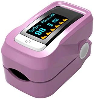 Fingertip Pulse Oximeter Alarm Oximeter Medical Portable Finger Pulse Blood Oxygen Monitor Oxygen Saturation Finger Blood Pressure Monitor Fast Readings Oxygen Saturation Level Spo2 Meter Heart Rate M