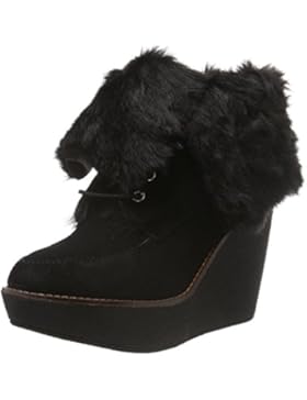 Buffalo London Damen 415-1875 Cow Suede Kurzschaft Stiefel