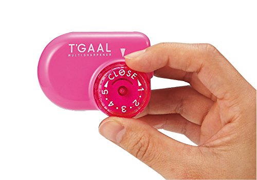 Kutsuwa STAD Angle Adjustable Pencil Sharpener T’GAAL, Light Blue (RS017LB) by Kutsuwa - 4