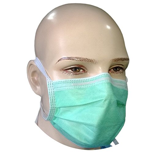 NUVO MEDSURG Disposable Face Mask 4 Ply With TIE - (Pack Of 100)(Green color) RS.240 (79.00% Off) - Amazon NUVO MEDSURG Disposable Face Mask 4 Ply With TIE - (Pack Of 100)(Green color) RS.240 (79.00% Off) - Amazon