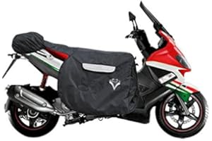 A-PRO Piaggio Uniwersalna osłona na nogi do skutera termotarczowego Maxi do skutera, czarna