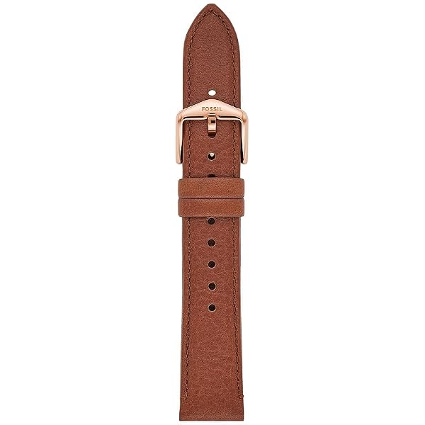 Cintura Fossil In Pelle Nera Con Fibbia Dorata, Larghezza 2,5 Cm, Accessorio Elegante Da Donna - 2
