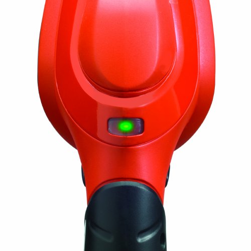 Black+Decker 3.6V Li-Ion Akku Strauchschere GSL300, Schwertlänge 15cm, Akkulaufzeit ca. 50min, Softgriff, Einschaltsperre, Ladeanzeige, Ladestation und Ladekabel enthalten, schwarz orange - 4