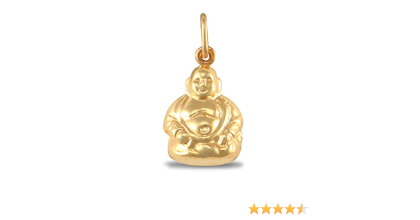 Genuine 9ct Yellow Gold Buddha Charm 