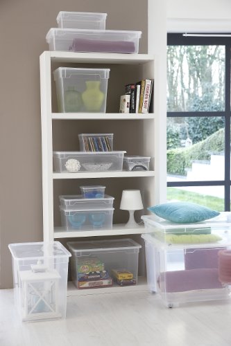 Aufbewahrungsbox „Clear Box Multimedia“ 5 L. von Sundis mit Deckel – QR-Code AppMyBox – 5 L. Volumen – (LxBxH) 26×17.5×15 cm – transparent – stapelbar – Kunststoff/Plastik (PP) – Div. Größen - 4