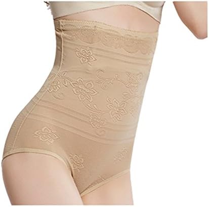 Thin Section Ladies High Waist Belly Pants Postpartum Hip Shaping Triangle Underwear Body Corset Pants, skin color, XXL