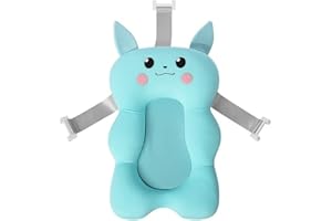 Kaxenig Baby Badekissen Baby Badewanne Kissen, Neugeborene Babywannensitz Badematte, Rutschfestes Weiches Bequemer Badewannenkissen Und -Liege Für Neugeborene Kleinkinder