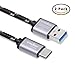 Produktbild USB-C to USB 3.0 Cable, TriLink 2-Pack(3.3ft,5ft) Durable Nylon Braided USB C Cable, High Speed USB 3.0 A Male to Type C Sync and Charging Cord with 56k Resistor(Grey)