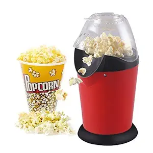 NAYANI CREATIVEHot Air Popcorn, Popper Electric Machine Snack Maker, with Measuring Cup and Removable Lid/Instant Popcorn Grade Aluminum Alloy Oil Free Popcorn Maker