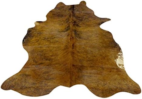 Natural Cowhide Rug - Small Dark Brindle/Exotic Pattern - Approx. 183 cm x 147 cm - Luxury Designer Hide by Narbonne Leather Co - 29