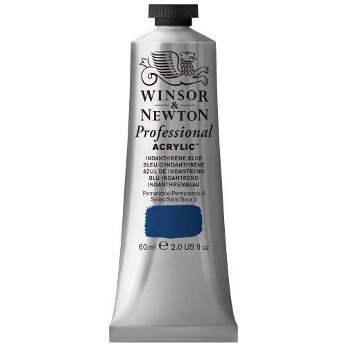 Winsor & Newton2320321 Professional Acrylic Colour, 60 ml - Indanthrene Blue