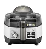 DeLonghi MultiFry Extra Chef Plus FH 1396 Heißluftfritteuse/Multicooker (1,7 kg Fassungsvermögen, 1400W/1000W, 4 l, 8 Portionen, SHS-Double-Pro, Grillfunktion, Rezepte-App) grau/weiß DeLonghi MultiFry Extra Chef Plus FH 1396 Heißluftfritteuse/Multicooker (1,7 kg Fassungsvermögen, 1400W/1000W, 4 l, 8 Portionen, SHS-Double-Pro, Grillfunktion, Rezepte-App) grau/weiß