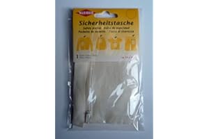 KLEIBER Poche de sécurité Anti-vol, 140 x 200 mm, écru Noir