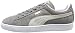 Puma Suede Classic+, Unisex Adults Low-Top Trainers, Grey (Grey/White 66), 3.5 UK (36 EU)