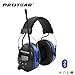 Price comparison product image Protear Electronic Earmuff Defender with Bluetooth & Radio AM/FM Headphone Digital Display, Nosie Reduction for Shooting, Hands-free Calling and Radio NRR 25dB