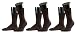 Produktbild FALKE Sport Spirit Unisex Socken Run 3er Pack,37/38;Farbe:Dark Brown (5450)