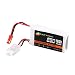 Produktbild DoMoment XF Power 7.4V 850mAh 25C 2S Lipo-Batterie JST-Stecker wiederaufladbar für WLtoys V912 V915 RC Hubschrauber A949 A959 A979 A969