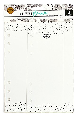 Prima MarketingMy Prima Planner Embellishments-Dry Erase Boards-Black N White