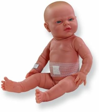 The Doll Factory The Doll Factory08.60309 White Preemie Girl Doll with Diaper