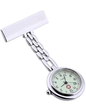 FACILLA® Krankenschwesteruhr Pflegeruhr Ketteuhr Quarzuhr Nachtleuchtend Zinklegierung