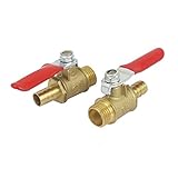 Nombre del producto: Válvula de bola de gas; Diámetro de rosca: Machos: 13 mm / 1 / 4BSP