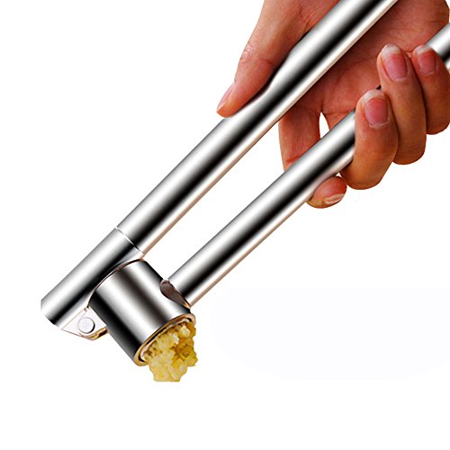 Makidar Edelstahl Knoblauchpresse Ingwerpresse Knoblauchpressen Edelstahl Presse Praktischer Küchenhelfer Mit Langer Verwendungsdauer Leicht Zu Reinigen