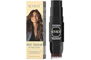 SEVICH Barra de retoque de raíz de doble punta – Fortalecedor de raíz impermeable para líneas de cabello escasas y cobertura de canas, corrector de cuero cabelludo no pegajoso con cera de abejas