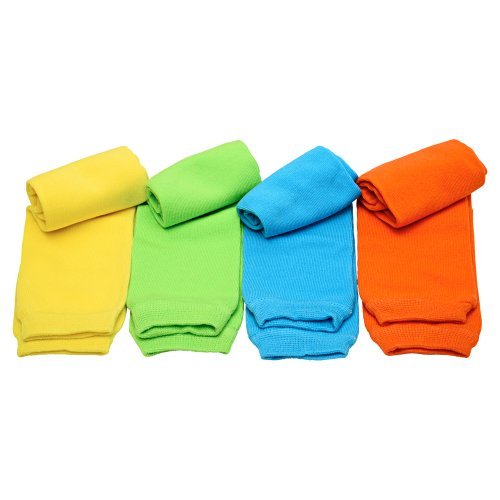 juDanzys Neon Bright Solid 4-pack leg warmers for babies, toddler, child (Baby/Babe/Infant - Little ones)
