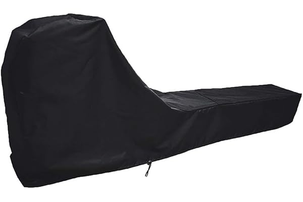 Roddmaskin skyddande fodral, 210D Oxford-tyg vattentätt och slitstarkt med justerbart bottenrep, kompatibel med Concept 2 vatten roddmaskin svart 241 x 61 x 102 cm