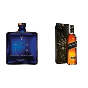 Haig Club Scotch Whisky and Johnnie Walker Black Label