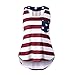 Produktbild CloomFrauen Casual Distressed American Flag Ärmelloses Shirt Tank Tops Lady Tragbar Bluse Frauen Große Größe Nationalflagge Print Top Frauen Casual Fashion Tops Elegant Einfach Tops (L3)