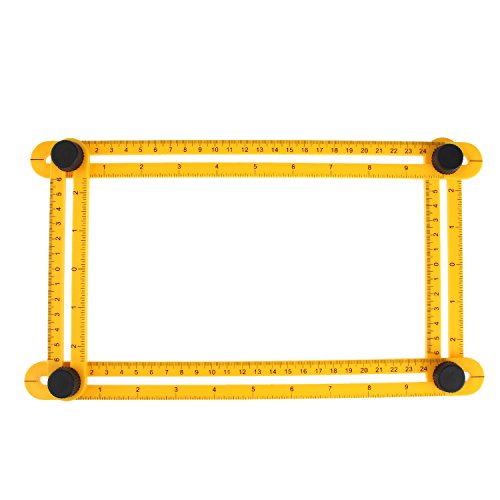 Aonesy Multi Angle Messlehre Allgemeine Messwerkzeuge für Toolbox 2 Pack Gelb - 4